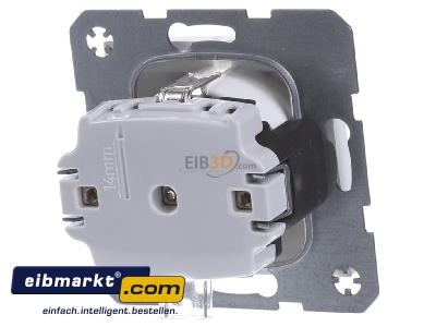 Back view Berker 47491909 Socket outlet protective contact white
