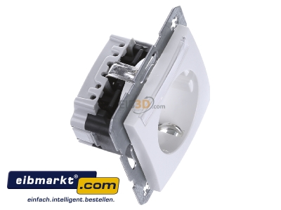 View top left Berker 47491909 Socket outlet protective contact white
