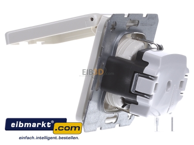 View on the right Berker 4715 Socket outlet protective contact white
