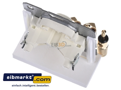 Top rear view Berker 450502 Basic element loudspeaker connection
