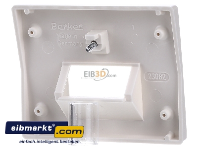 Back view Berker 14090002 Central cover plate UAE/IAE (ISDN)
