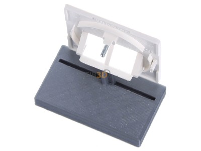 Ansicht oben hinten Berker 146909 Zentralplatte pws f.ISDN-Anschlussdose 