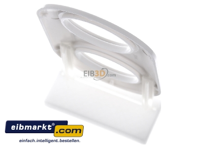 Top rear view Berker 138129 Frame 2-gang white 
