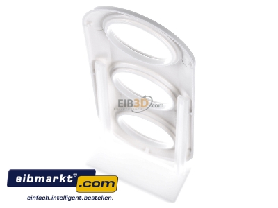 Top rear view Berker 138139 Frame 3-gang white
