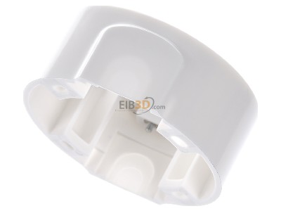 Top rear view Berker 100109 Surface mounted housing 1-gang white 
