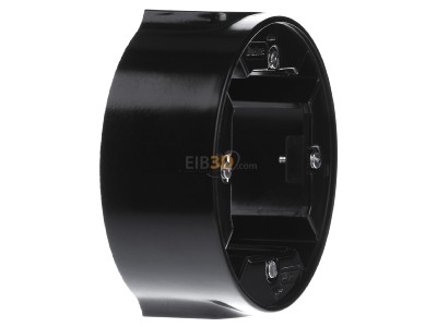 View on the right Berker 100101 Surface mounted housing 1-gang black 

