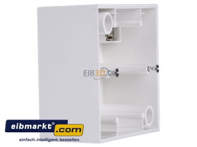View on the left Berker 10411909 Surface mounted housing 1-gang white 
