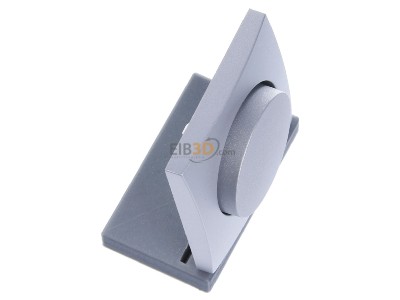 View top left Berker 11371404 Cover plate for dimmer aluminium 
