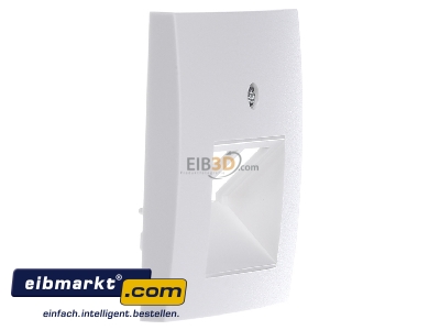 Ansicht links Berker 14091909 Zentralstck pws UAE/E-DAT/ISDN-Dose 