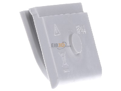 View on the left Gira 000930 Cable entry duct slider grey 
