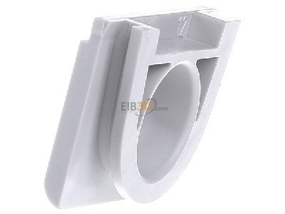 View on the right Gira 000930 Cable entry duct slider grey 
