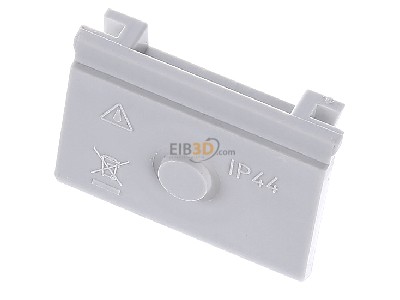 View up front Gira 000930 Cable entry duct slider grey 
