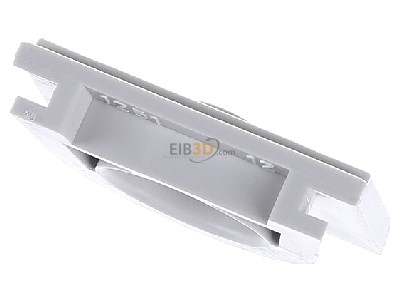 Top rear view Gira 000930 Cable entry duct slider grey 

