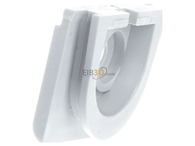 View on the right Gira 001230 Cable entry slider with 2 inlets grey 
