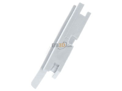 View top right Gira 001230 Cable entry slider with 2 inlets grey 
