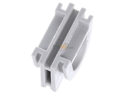 View top left Gira 001330 Cable entry coupling piece grey 

