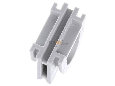 View top right Gira 001330 Cable entry coupling piece grey 
