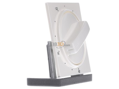 View on the left Gira 064240 Cover plate for time switch white 
