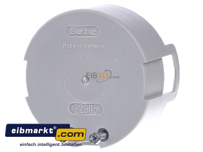 Back view Berker 81837 Hollow wall mounted box D=58mm
