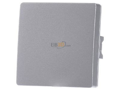 Front view Berker 75940483 EIB, KNX cover plate for switch aluminium, 
