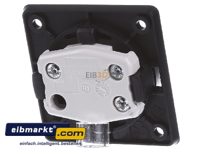 Back view Berker 936562505 Two-way switch built-in anthracite
