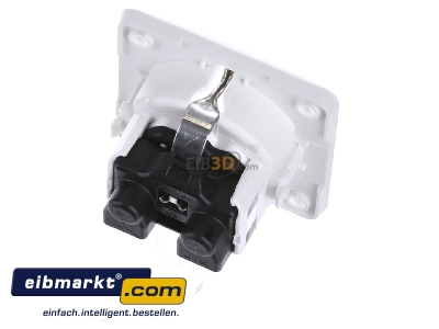 Top rear view Berker 947782502 Socket outlet protective contact white
