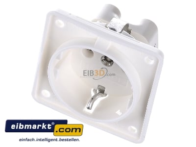 View up front Berker 941852502 Socket outlet protective contact white - 
