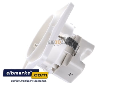 View top right Berker 941852502 Socket outlet protective contact white - 
