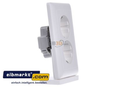 View on the left Gira 078204 Socket outlet protective contact white
