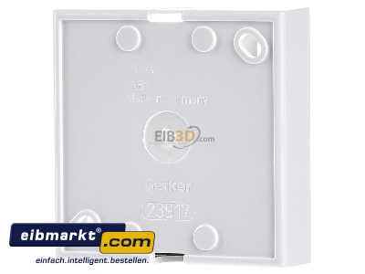 Back view Berker 911522559 Surface mounted housing 1-gang white 
