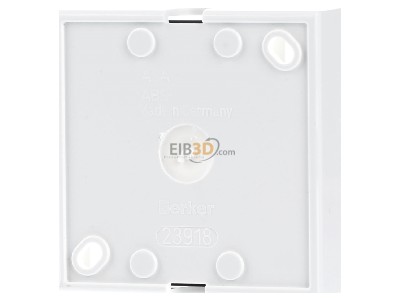 Back view Berker 911522569 Surface mounted housing 1-gang white 
