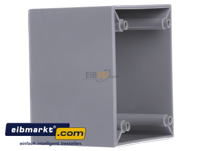 View on the left Berker 911512507 Surface mounted housing 1-gang grey
