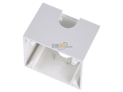 View up front Berker 911512509 Surface mounted housing 1-gang white 
