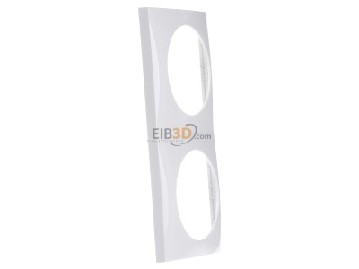 View on the left Berker 918262519 Frame 2-gang white 
