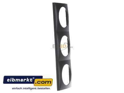 View on the left Berker 918192515 Frame 3-gang anthracite
