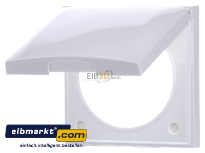 Front view Berker 918282509 Frame 1-gang white
