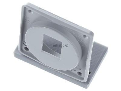Ansicht oben vorne Berker 945572507 Tragplatte gr f.AMP Mod.Jacks 