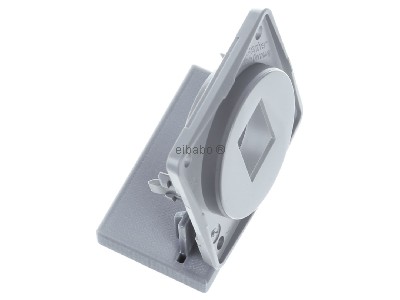 Ansicht oben links Berker 945572507 Tragplatte gr f.AMP Mod.Jacks 