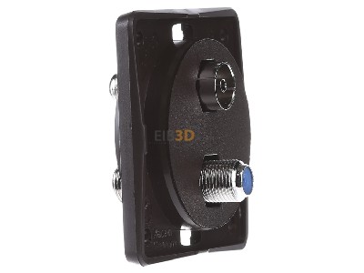 View on the left Berker 945602501 Antenna loop-through socket for antenna 
