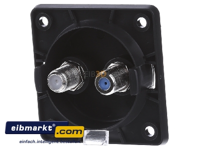 Back view Berker 945602505 Socket for antenna with cover
