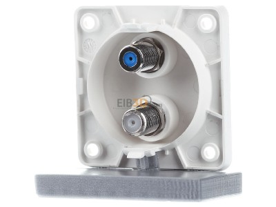 Back view Berker 945602502 Antenna loop-through socket for antenna 
