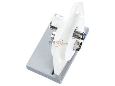 View top left Berker 945602502 Antenna loop-through socket for antenna 
