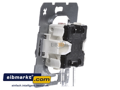View on the right Berker 303550 Series switch flush mounted

