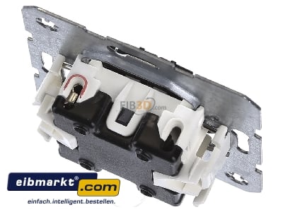 Top rear view Berker 303550 Series switch flush mounted
