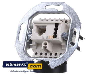 Front view Berker 458802 Twisted pair Data outlet white
