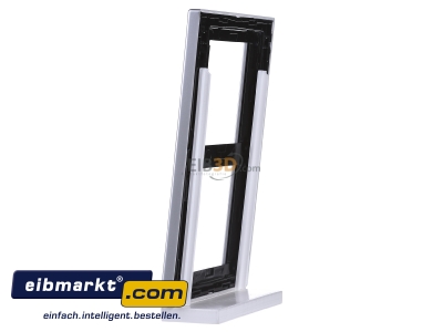 View on the right Merten 400260 Frame 2-gang aluminium
