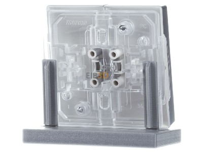 Ansicht hinten Merten 343560 Wippe alu f�r Serienschalter 