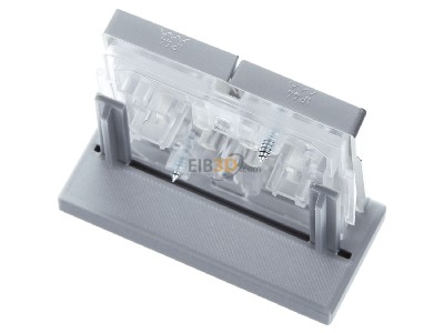 Ansicht oben hinten Merten 343560 Wippe alu f�r Serienschalter 