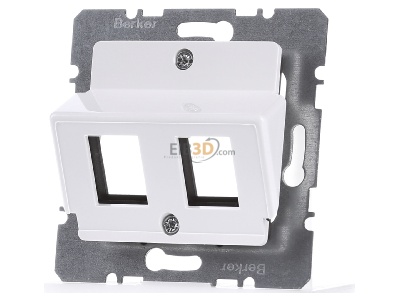 Front view Berker 146409 Central cover plate for intermediate 
