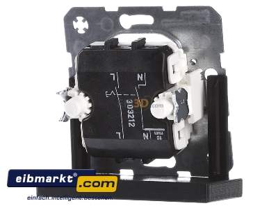 Back view Berker 303212 2-pole switch surface mounted 
